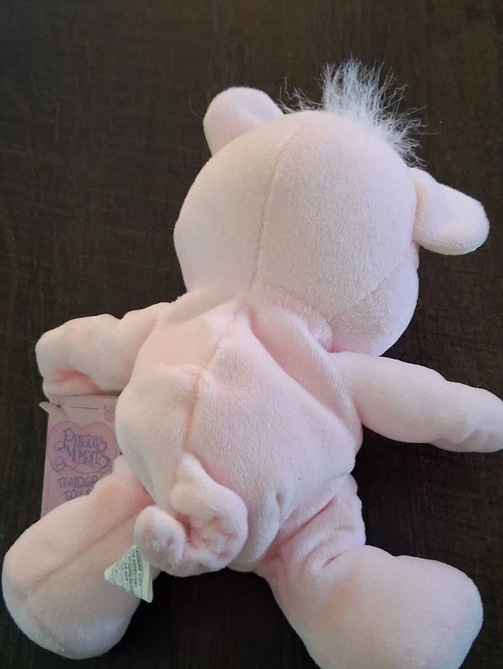 Precious Moments Tender Tails pink pig plush